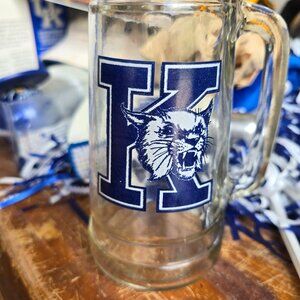 UK University of Kentucky KY Wildcats Beer Mug & Coffee Mug Vintage Collectible!